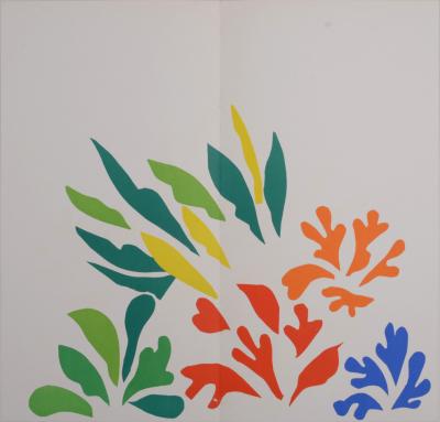Henri MATISSE - Acanthes, 1958 - Lithograph on paper, printed on double pages, after Henri Matisse’s « gouaches découpés ». 2