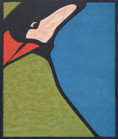 Robert FREIHERR VON BACH - Die Fläche, c. 1902 - Original small lithograph poster 2
