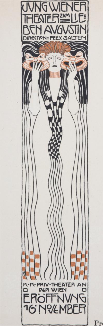 Koloman MOSER - Die Fläche, c. 1902 - Original small lithograph poster 2