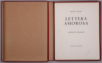 René CHAR & Georges BRAQUE - Lettera Amorosa, 1963 - Livre complet signé 2