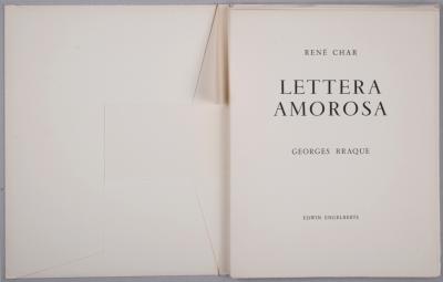 René CHAR & Georges BRAQUE - Lettera Amorosa, 1963 - Livre complet signé 2