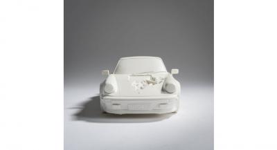 Daniel Arsham Eroded 911 Turbo, 2020 Sculpture 2