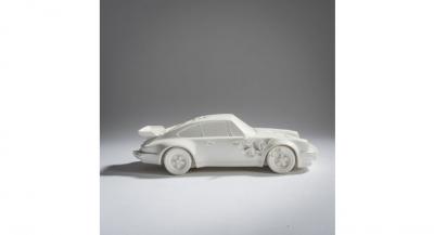 Daniel Arsham Eroded 911 Turbo, 2020 Sculpture 2