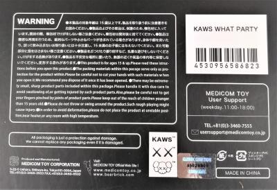 Kaws - What Party Orange - Figurine en vinyle orange 2