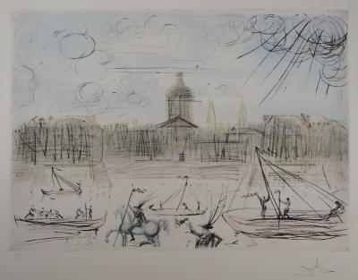 Salvador DALI – Akademie der Schönen Künste, 1975 – Originalstich, mit Bleistift signiert 2