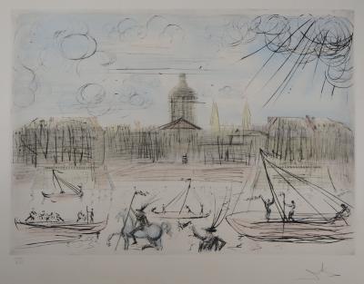 Salvador DALI - L’Académie des Beaux Arts, 1975 - Gravure originale signée au crayon 2