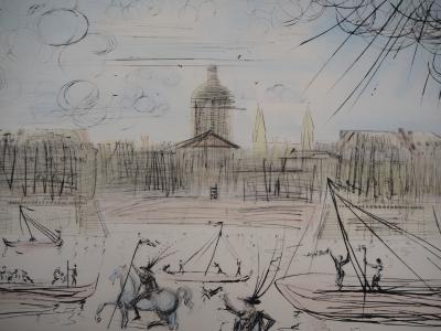 Salvador DALI – Akademie der Schönen Künste, 1975 – Originalstich, mit Bleistift signiert 2