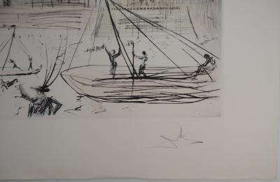 Salvador DALI – Akademie der Schönen Künste, 1975 – Originalstich, mit Bleistift signiert 2