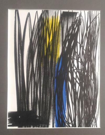 Hans HARTUNG Influence  Lithographie originale (atelier Mourlot) 2