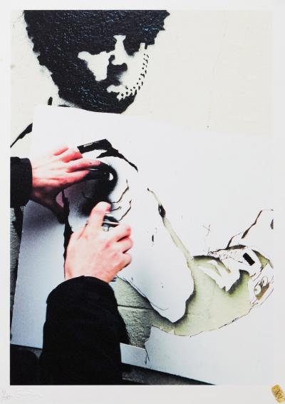 Steve Lazarides - BANKSY : Changing of the Guard, photographie signée et numérotée + COA 2