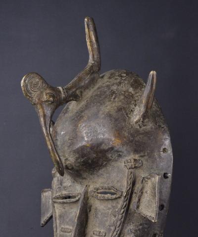 Côte d’Ivoire - Masque Sénoufo en bronze 2
