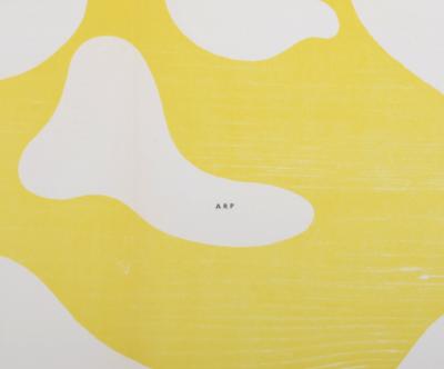 Jean ARP - Composition, 1950 - Gravure originale sur bois en couleurs sur papier vélin sur une double page. 2
