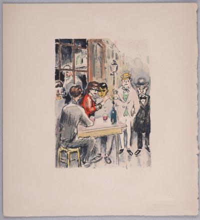 Kees VAN DONGEN - Au Beau Temps de la Butte, 1949 - Lithographie originale en couleurs sur papier vélin 2