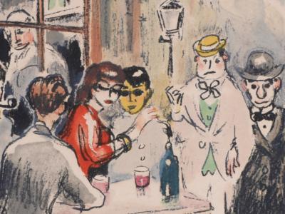 Kees VAN DONGEN - Au Beau Temps de la Butte, 1949 - Lithographie originale en couleurs sur papier vélin 2