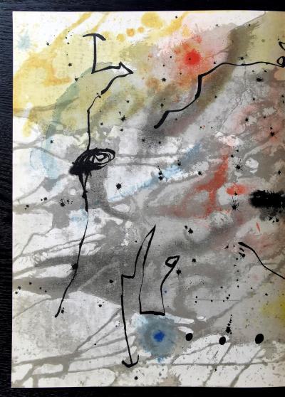 Joan MIRO -  Composition abstraite, 1961 - Lithographie originale 2