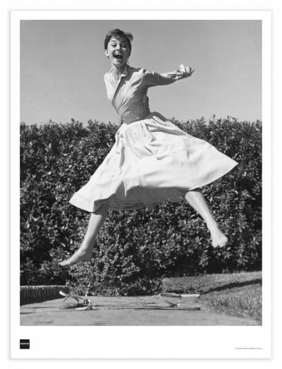 Philippe HALSMAN - Audrey Hepburn, 1955 - Poster 2