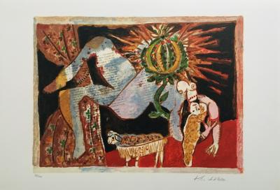 Théo TOBIASSE - Le Cantique des Cantiques II, 2009 - Lithographie signée au crayon 2