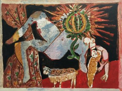 Théo TOBIASSE - Le Cantique des Cantiques II, 2009 - Lithographie signée au crayon 2