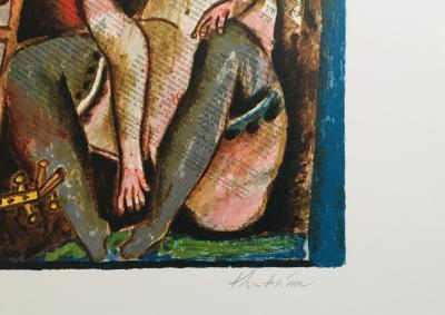 Théo TOBIASSE - Le Cantique des Cantiques X, 2009 - Lithographie signée au crayon 2