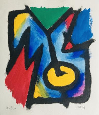 Patrick MOYA - Sans-titre, 2011 - Gravure rehaussée signée au crayon 2