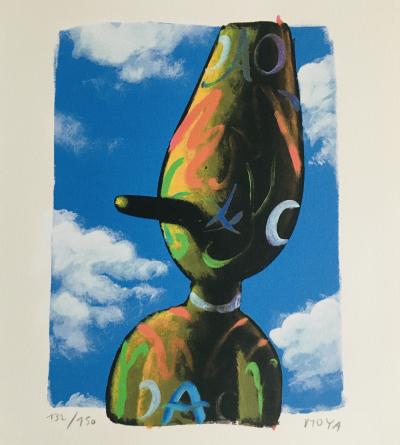 Patrick MOYA - Un artiste est nez, 2011 - Sérigraphie signée au crayon 2