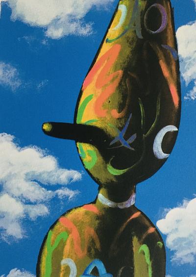 Patrick MOYA - Un artiste est nez, 2011 - Sérigraphie signée au crayon 2
