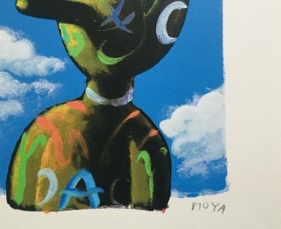 Patrick MOYA - Un artiste est nez, 2011 - Sérigraphie signée au crayon 2