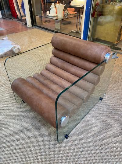 Fabio LENCI - Fauteuil Hyaline, circa 1970 2