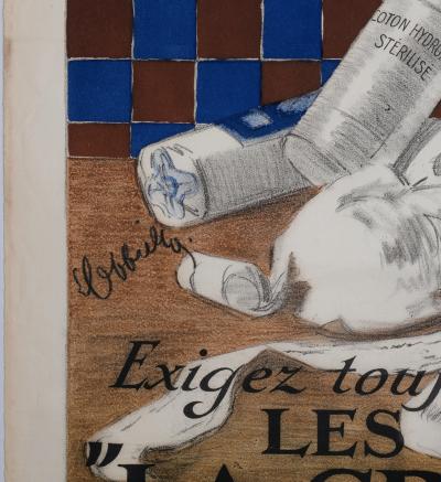 Leonetto CAPPIELLO - Exigez les pansements La Croix-Soleil, 1919 - Large lithograph poster 2