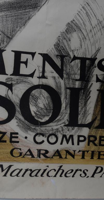 Leonetto CAPPIELLO - Exigez les pansements La Croix-Soleil, 1919 - Large lithograph poster 2
