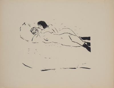 Albert MARQUET - Doux baiser, 1925 - Lithographie originale signée 2
