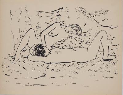 Albert MARQUET- Séduction, 1925 - Lithographie originale signée 2