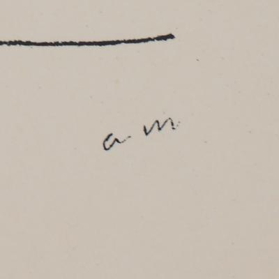 Albert MARQUET - Les jarretelles, 1925 - Lithographie originale signée 2