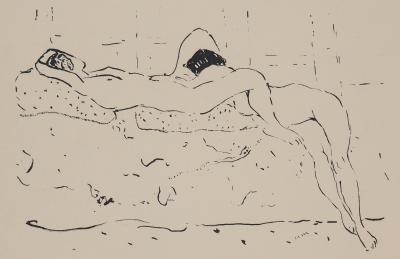 Albert MARQUET - Moment intime, 1925 - Lithographie originale signée 2