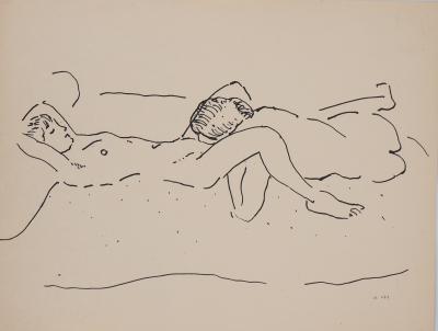 Albert MARQUET - Intimité érotique, 1925 - Lithographie originale signée 2