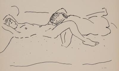 Albert MARQUET - Intimité érotique, 1925 - Lithographie originale signée 2