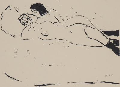 Albert MARQUET - Doux baiser, 1925 - Lithographie originale signée 2