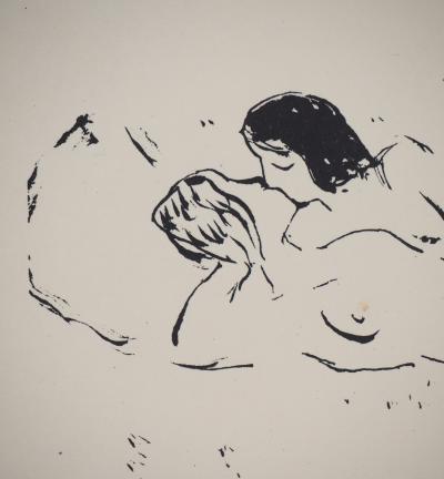 Albert MARQUET - Doux baiser, 1925 - Lithographie originale signée 2