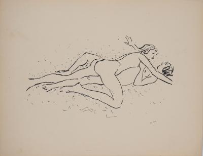Albert MARQUET - Peau contre peau, 1925 - Lithographie originale signée 2