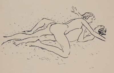 Albert MARQUET - Peau contre peau, 1925 - Lithographie originale signée 2