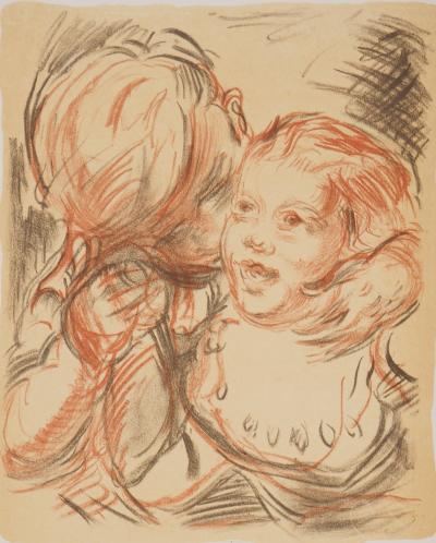 Emile Othon FRIESZ - Frère et sœur, 1949 - Lithographie originale 2
