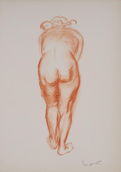 Emile Othon FRIESZ - Nu penché, 1949 - Lithographie originale signée 2