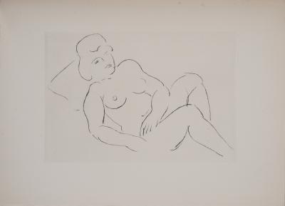 Emile Othon FRIESZ - Nu couché, 1949 - Gravure originale 2