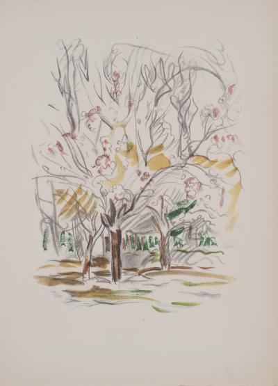 Emile Othon Friesz - Printemps, Arbres en fleurs, 1949 - Lithographie originale 2