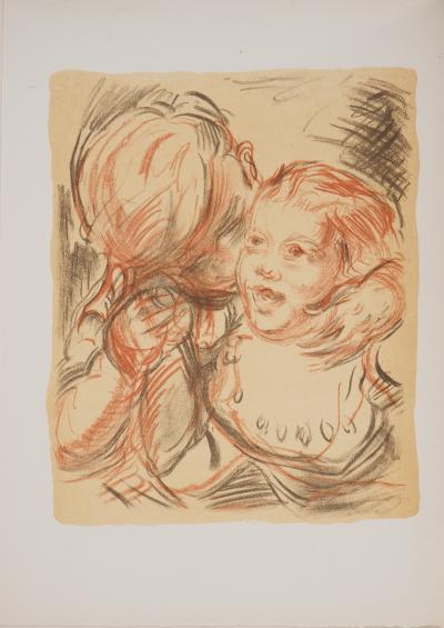 Emile Othon FRIESZ - Frère et sœur, 1949 - Lithographie originale 2