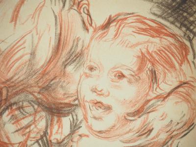 Emile Othon FRIESZ - Frère et sœur, 1949 - Lithographie originale 2