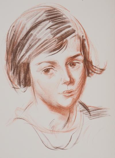 Emile Othon FRIESZ - Visage d’enfant, 1949 - Lithographie originale 2