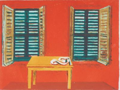 Maurice SAVIN - Intérieur méridional , 1949 - Lithographie originale signée 2