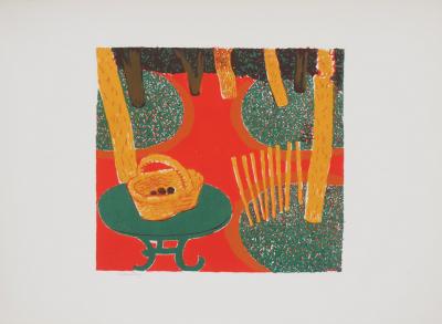 Maurice SAVIN - Le jardin fauve, 1949 - Lithographie originale signée 2