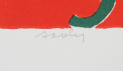 Maurice SAVIN - Le jardin fauve, 1949 - Lithographie originale signée 2